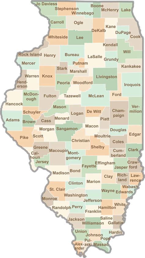 Lake County Map, Illinois - US County Maps