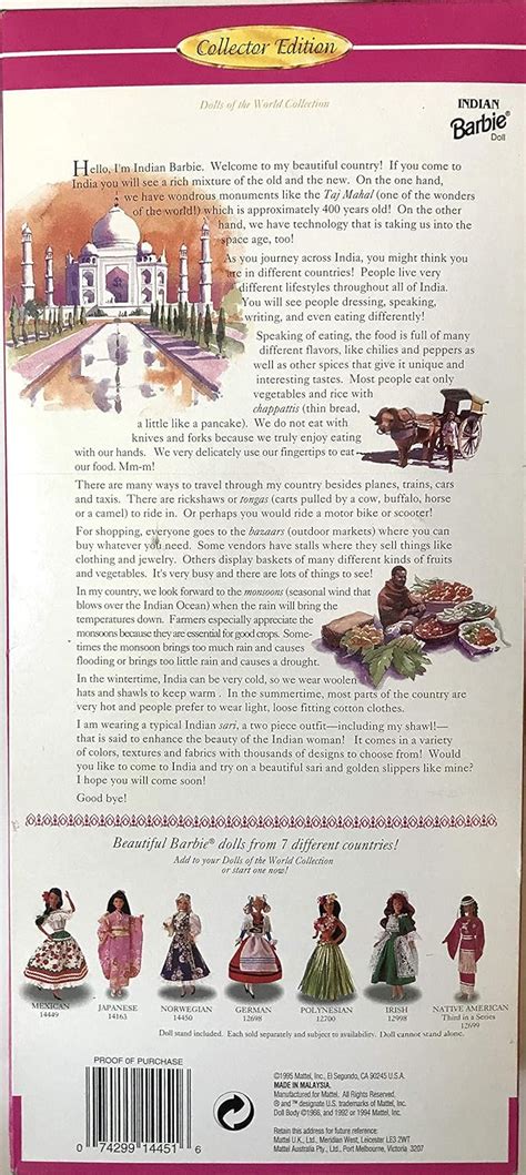 Indian Barbie Doll - Dolls of the World Collection India | Ubuy