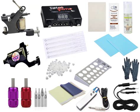 Tattoo Gizmo Rotary And Coil Tattoo Machine Kit For Beginners with ...