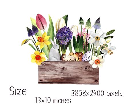 Easter Flowers Clip Art