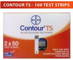 Contour TS 100 Glucometer Strips Price in India - Buy Contour TS 100 ...