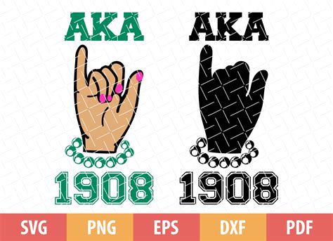 Aka Pinky Svg Aka Pearls Svg Alpha Kappa Alpha Svg Alpha - Etsy