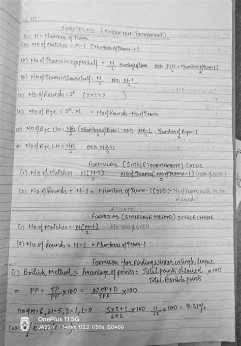 Planning in Sports: Tournament Structures and Strategies (12) - Studocu