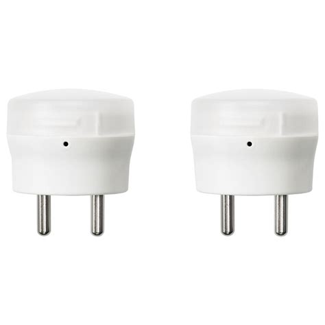 MÖRKRÄDD LED nightlight with sensor, white - IKEA