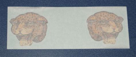 Panther Heads Sticker 1937/38 Pair | BRITISH Only Austria ...