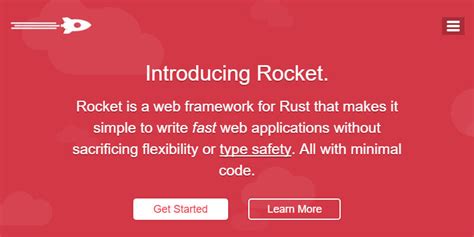 Image result for Rust Full-Stack Web Framework