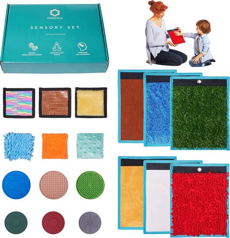 Amazon.com: ODOXIA Sensory Mats for Autistic Children | Sensory Tiles ...