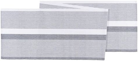 Buy Stitch & Shuttle Grayscale Rib Table Runner - Gray Online at Low ...