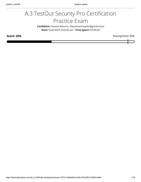 3.12.5 TestOut LabSim 的图像结果