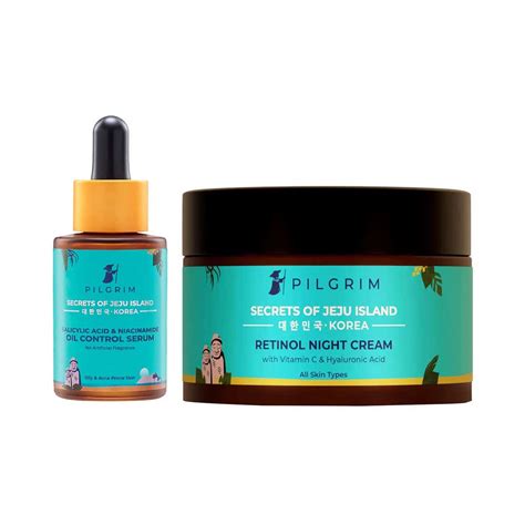 Buy Pilgrim Squalane Glow Moisturizer & Pilgrim Salicylic Acid ...