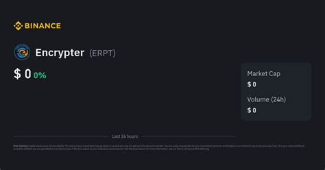 Encrypter Price Today | ERPT to USD Live Price, Market Cap & Chart