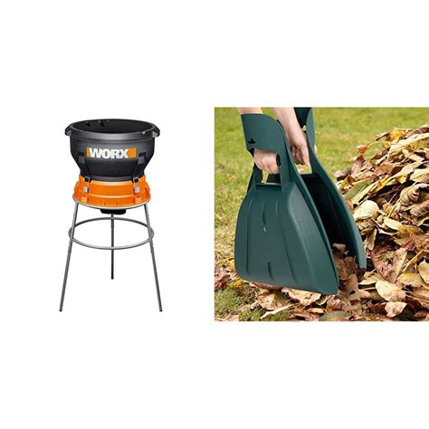 Buy WORX WG430 13 Amp Electric Leaf Mulcher & Pure Garden 50-114 Leaf ...
