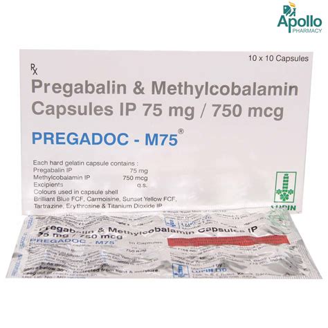 PREGADOC M 75MG CAPSULE Price, Uses, Side Effects, Composition - Apollo ...