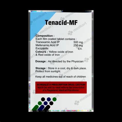 TENACID MF TABLET 10'S Price, Uses, Side Effects & Substitutes | Medkart
