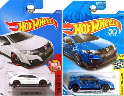 Hot Wheels 2016 Honda Civic Type R in White and India | Ubuy