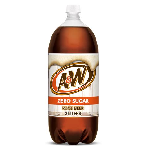 A&W Zero Sugar Root Beer Soda, 2 L bottle – Walmart Inventory Checker ...