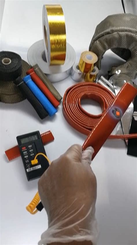 Watch Heat Shielded Fire Sleeve Thermo Armor Silicone Coated Tape For ...
