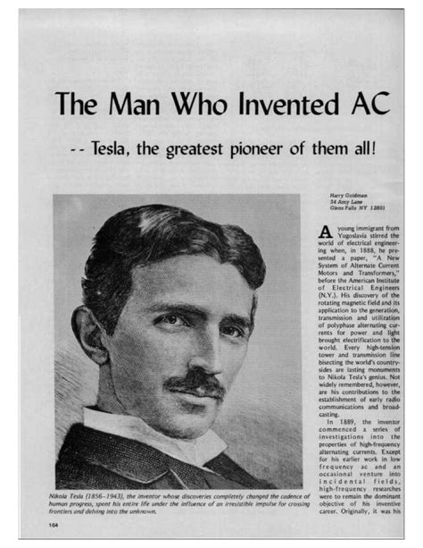 The Man Who Invented AC | Tesla Universe