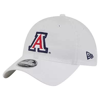 Men's New Era White Arizona Wildcats Active Ripstop 9TWENTY Adjustable Hat