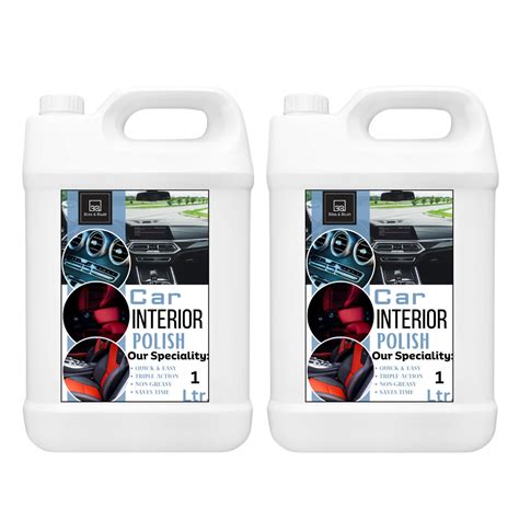 Interior Shiner 2 L Car Interior Polish for Interior Plastic, Leather ...