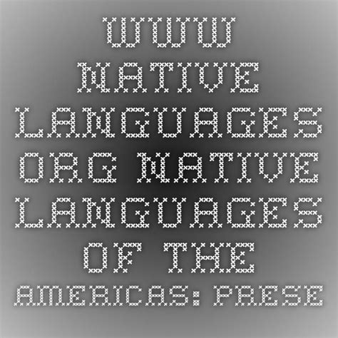 Preserving Native Languages on Indian Reservations