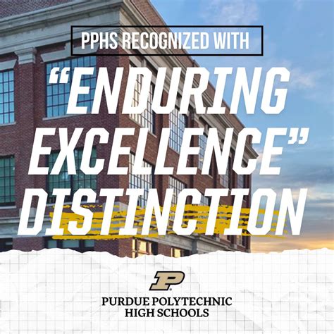 PPHS is proud to receive the "Enduring Excellence" Distinction from the ...