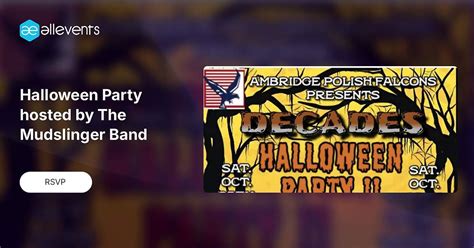 Halloween Party hosted by The Mudslinger Band, Ambridge Polish Falcons ...