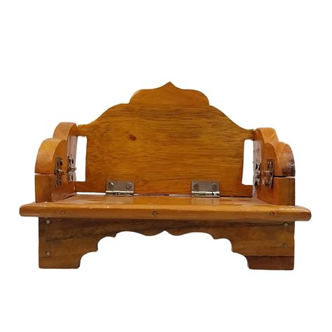 Handcrafted Wooden Assan for Laddu Gopal | Traditional Lord Krishna ...