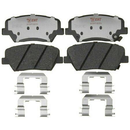 R/M Brakes BRAKE PADS OEM OE Replacement Hybrid Technology Includes ...