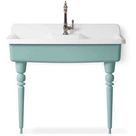 Kohler K-21105-V10 Farmstead Transitional Enameled Cast Iron Table Legs ...