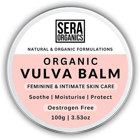 Natural Vaginal Moisturiser for Vaginal Dryness – Menopause Support, Vulva Cream Balm, Helps ...