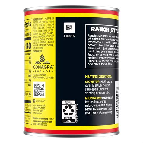 Ranch Style Beans Canned Pinto Beans - Shop Beans & legumes at H-E-B
