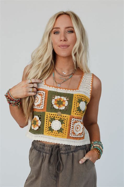 Fair And Square Crochet Top — Three Bird Nest