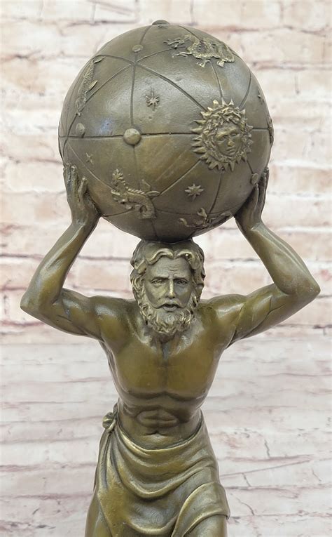 Atlas Holding The World Statue