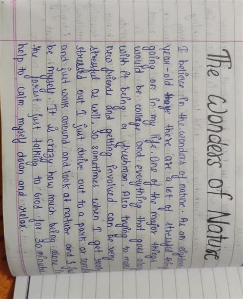 Write an essay on 250-200 words of an article is Nature a precious gift ...