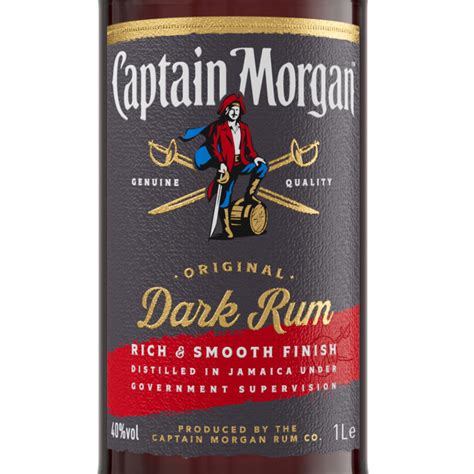 CAPTAIN MORGAN Dark 1L rum - Prike