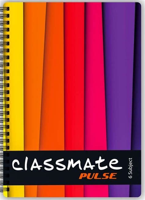 Classmate Pulse 6 Subject Spiral Notebook - Pack of 1 | Unruled | 300 ...