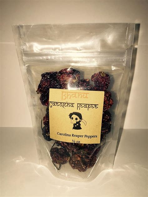 Buy 1/2 oz) Carolina Reaper Whole Dried Pepper PODS | Hottest in the ...