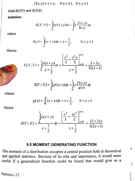 Moment Generating Function Problem 的图像结果