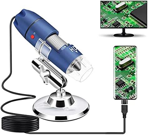 Jiusion 2K HD 2560x1440P USB Digital Microscope for Android Cellphone ...