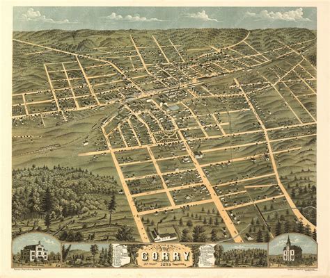 Corry, Pennsylvania 1870 – WardMaps LLC