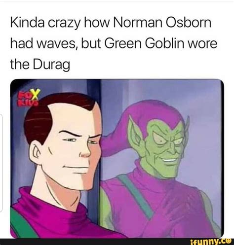 Kinda crazy how Norman Osborn had waves, but Green Goblin wore the ...