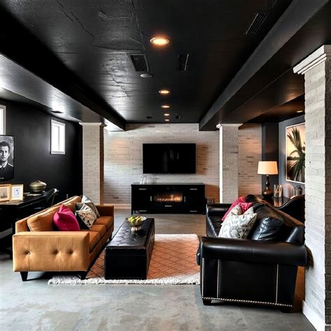 25 Black Basement Ideas for A Sleek, Modern Space