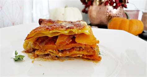 Ein Rezept von einer Kürbislasagne von Jamie Oliver  