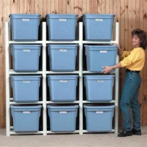 Image result for PVC Pipe Tote Storage