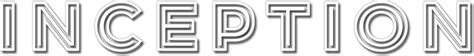 Image result for Inception Typo PNG