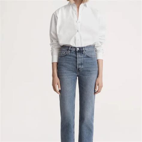 Toteme classic cut straight jeans - Depop