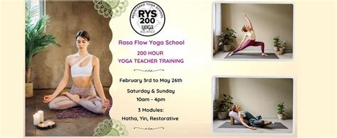 200 Hour Yoga Teacher Training - Hatha, Yin, Restorative, Rasa Flow ...