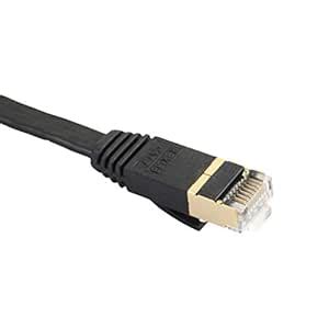 BIG BOOM® Flat STP Cat7 Ethernet Cable,Safe for in-Wall and Outdoor Use ...