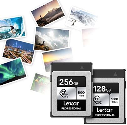 Lexar Professional Type B 128 GB Silver Series CFexpress Memory Card